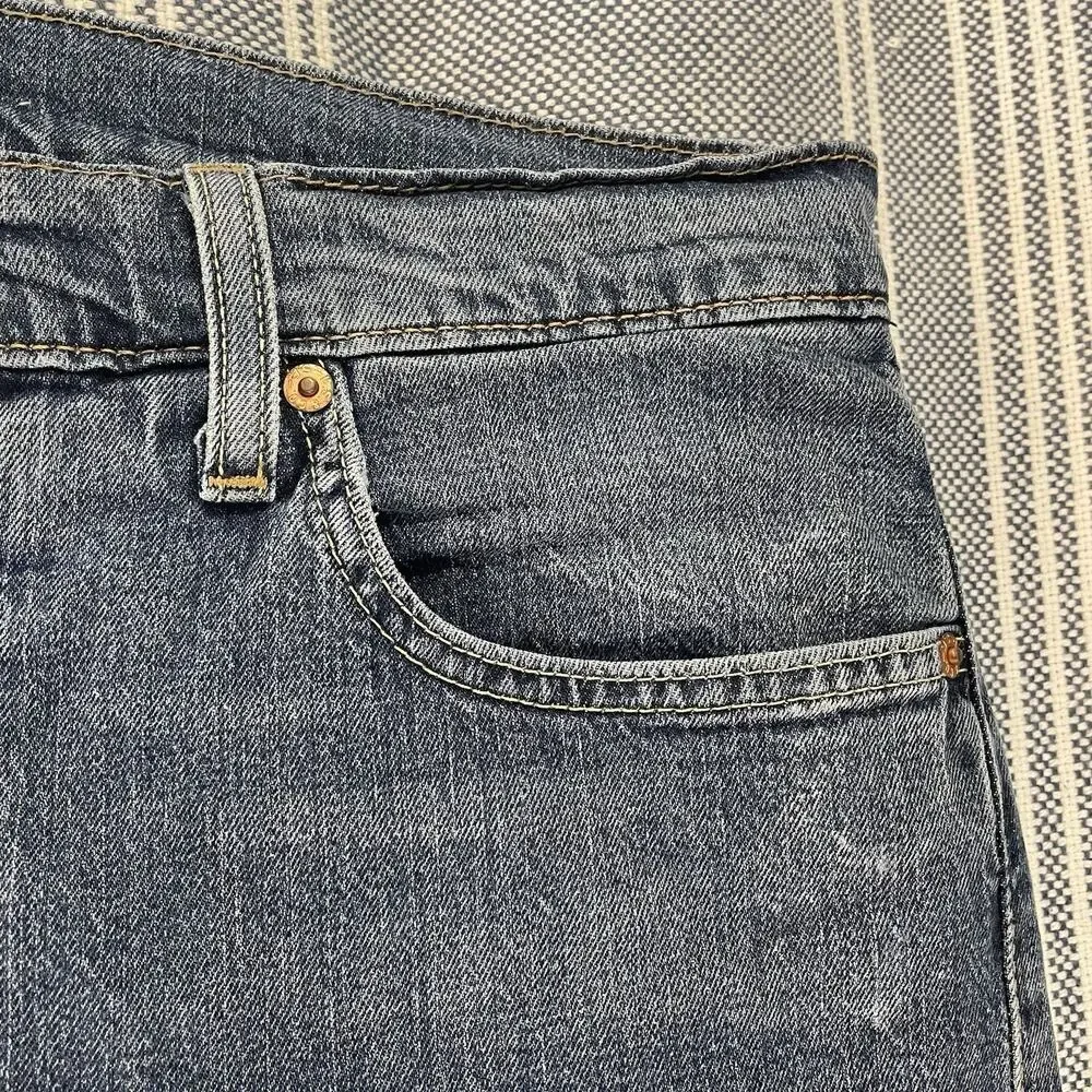 Levis 512 Premium Jeans Mens 32x32 Blue Slim Tapered Stretch Denim